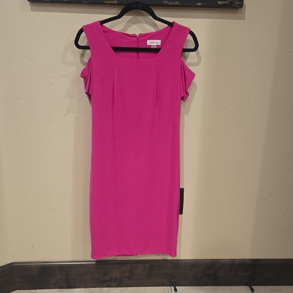 Calvin Klein Fuchsia Mini Dress - Picture 1 of 3